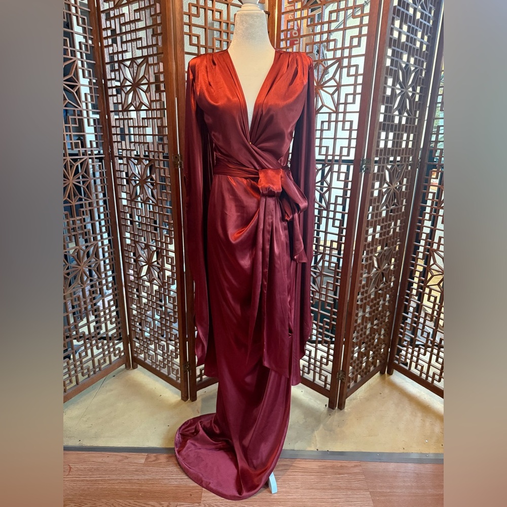 Catherine D’lish Copper Satin robe
